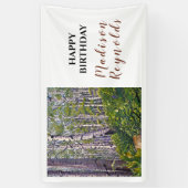 Aspen Tree Woodland Spandoek (Verticaal)