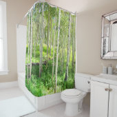 Aspen Trees Douchegordijn (In situ)