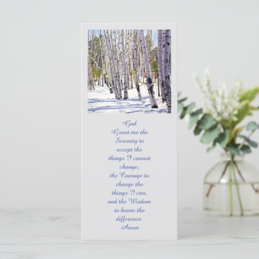 Aspen Trees in het bos (Staand voorkant)