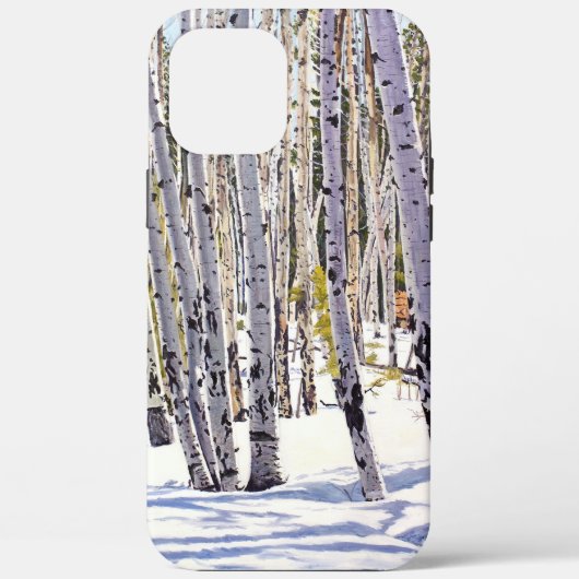 Aspen Trees in het bos Case-Mate iPhone Case (Achterkant)
