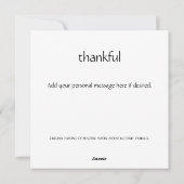 Aspen Trees in het bos Feestdagenkaart (Achterkant)