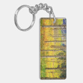 Aspen Trees in het najaar in de Rockies Sleutelhanger (Voorkant Links)