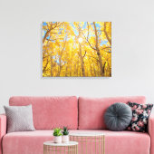 Aspen Trees | Sierra Nevada bergen, CA Canvas Afdruk (Insitu (Woonkamer))
