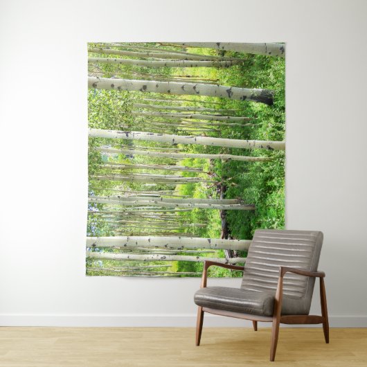 Aspen Trees Wandkleed (In situ)