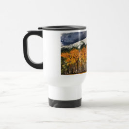 Aspen Trees Waterverf Art Travel Coffee Mug Reisbeker