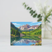 Aspen USA Briefkaart (Staand voorkant)