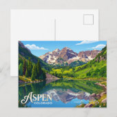 Aspen USA Briefkaart (Voorkant / Achterkant)