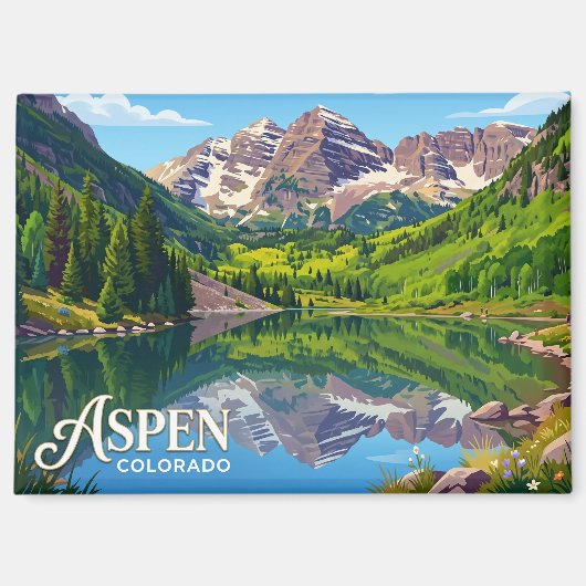 Aspen USA Magneet (Voorkant)