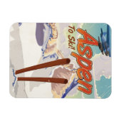 Aspen USA  skiposter Magneet (Horizontaal)