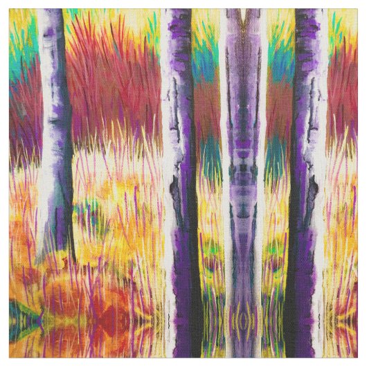 Aspen Wild abstracte verbinding Stof (Close Up)