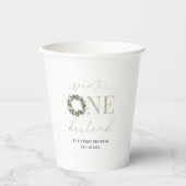 ASPEN Winter ONEderland Paper Cup Papieren Bekers (Voorkant)