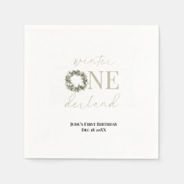 ASPEN Winter ONEderland Paper Napkins Servet