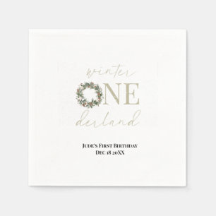 ASPEN Winter ONEderland Paper Napkins Servet