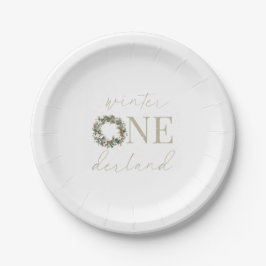 ASPEN Winter ONEderland Paper Tableware Papieren Bordje