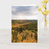 Aspen Zonsondergang Kaart (Gele Bloem)