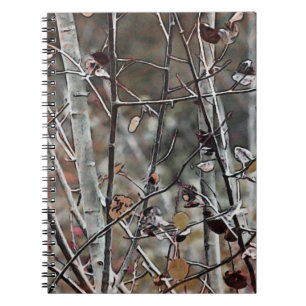 Aspens in het najaar notitieboek