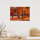 Aspens of Colorado in Beautiful Autumn Splendor Poster (Keuken)