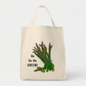 Asperge boodschappentas tote bag (Voorkant)