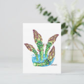 asperge briefkaart (Staand voorkant)