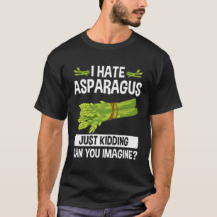 Aspergekronen voor het planten van aspergekruid t-shirt