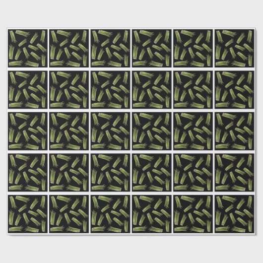 Aspergepatroon Cadeaupapier (Vlak)