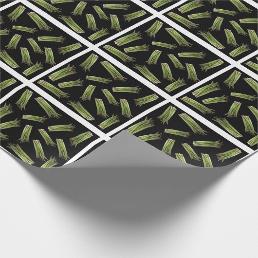 Aspergepatroon Cadeaupapier (Hoek)