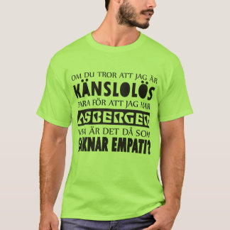 Asperger - empati t-shirt