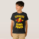 Asperger is mijn superkracht t-shirt (Voorkant volledig)