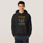 Asperger Syndrome Awareness for Mom Dad Aunt with  Hoodie (Voorkant volledig)