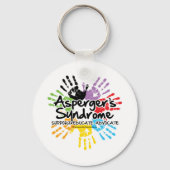 Asperger Syndrome Handdruk Sleutelhanger (Voorkant)