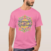 Asperger Syndrome Lotus T-shirt (Voorkant)