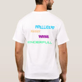 ASPERGER SYNDROOM, AMAZEN, SINGULAIR, SPECIAL T-SHIRT (Achterkant)