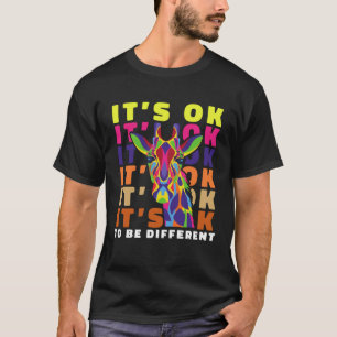 Asperger Syndroom HET IS OK OM ANDERS TE ZIJN Auti T-shirt