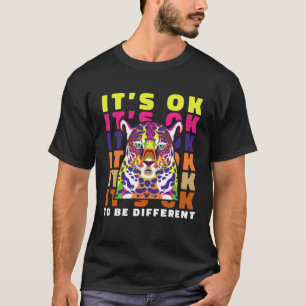 Asperger Syndroom HET IS OK OM ANDERS TE ZIJN Auti T-shirt