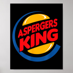 Aspergers bewustzijnsshirt syndroom Neurodiversite Poster