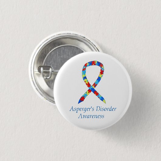 Asperger's Disorder Custom Ribbon Art Pins Ronde Button 3,2 Cm (Voorkant /achterkant)