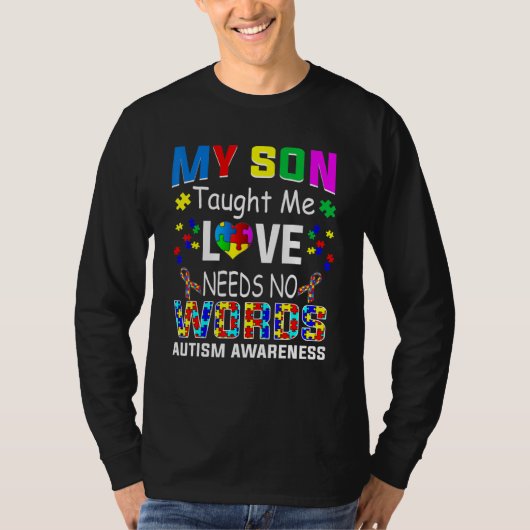 Aspergers My Son T-shirt (Voorkant)