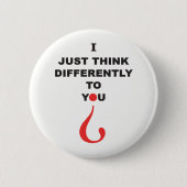 Aspergers Syndrome Bewustmaking buiten de doos Bad Ronde Button 5,7 Cm (Voorkant)