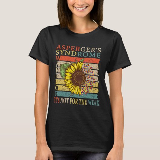 Asperger's Syndrome Warrior T-shirt (Voorkant)