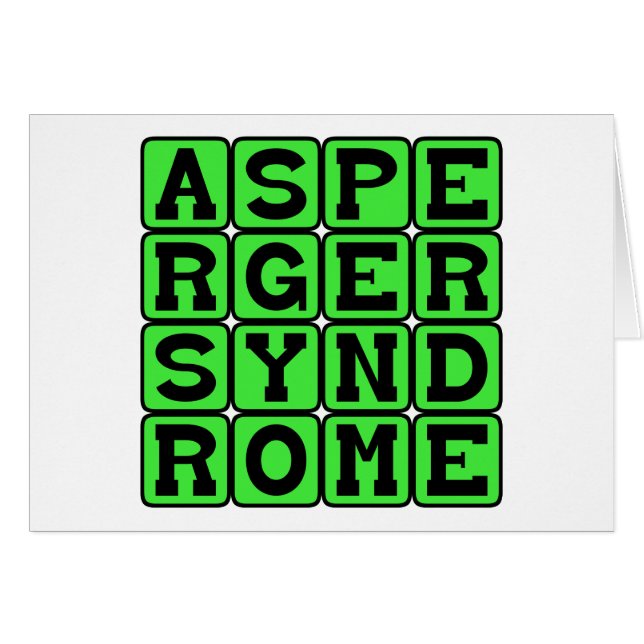 Aspergersyndroom, Medische aandoening (Voorkant Horizontaal)