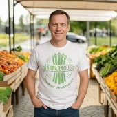 Asperges Koning van de Groenten Boeren Markt T-shirt