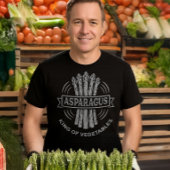 Asperges Koning van de Groenten Boeren Markt T-shirt
