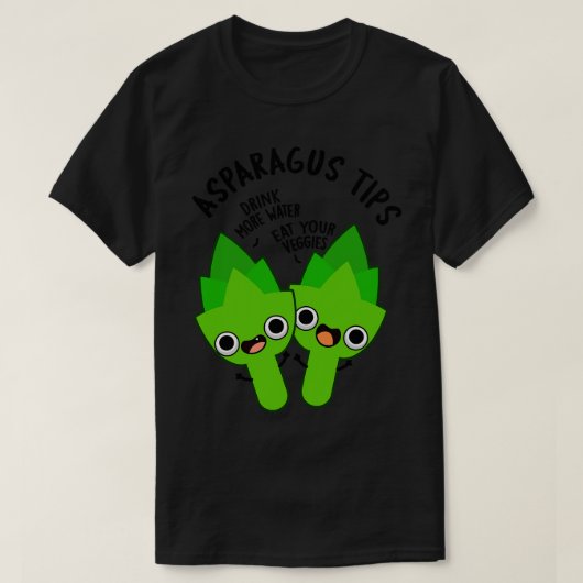 Asperges Tips Grappig Veggie Pun 1 T-shirt (Design voorkant)