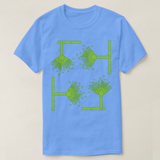 Aspergillus Fumigatus Pattern T-shirt (Design voorkant)