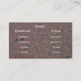 Asphalt Afbeelding Visitekaartje