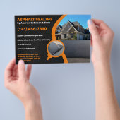 Asphalt Driveway Sealing Company Flyer (Hand)