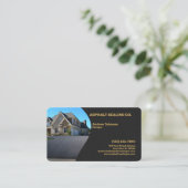 Asphalt Driveway Sealing Company Visitekaartje (Staand voorkant)