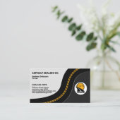 Asphalt Driveway Sealing Company Visitekaartje (Staand voorkant)