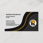 Asphalt Driveway Sealing Company Visitekaartje (Voorkant)