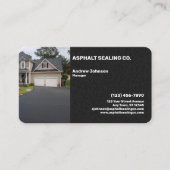 Asphalt Driveway Sealing Company Visitekaartje (Voorkant)